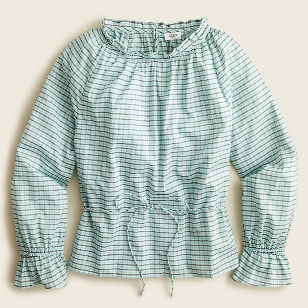 J Crew plaid top